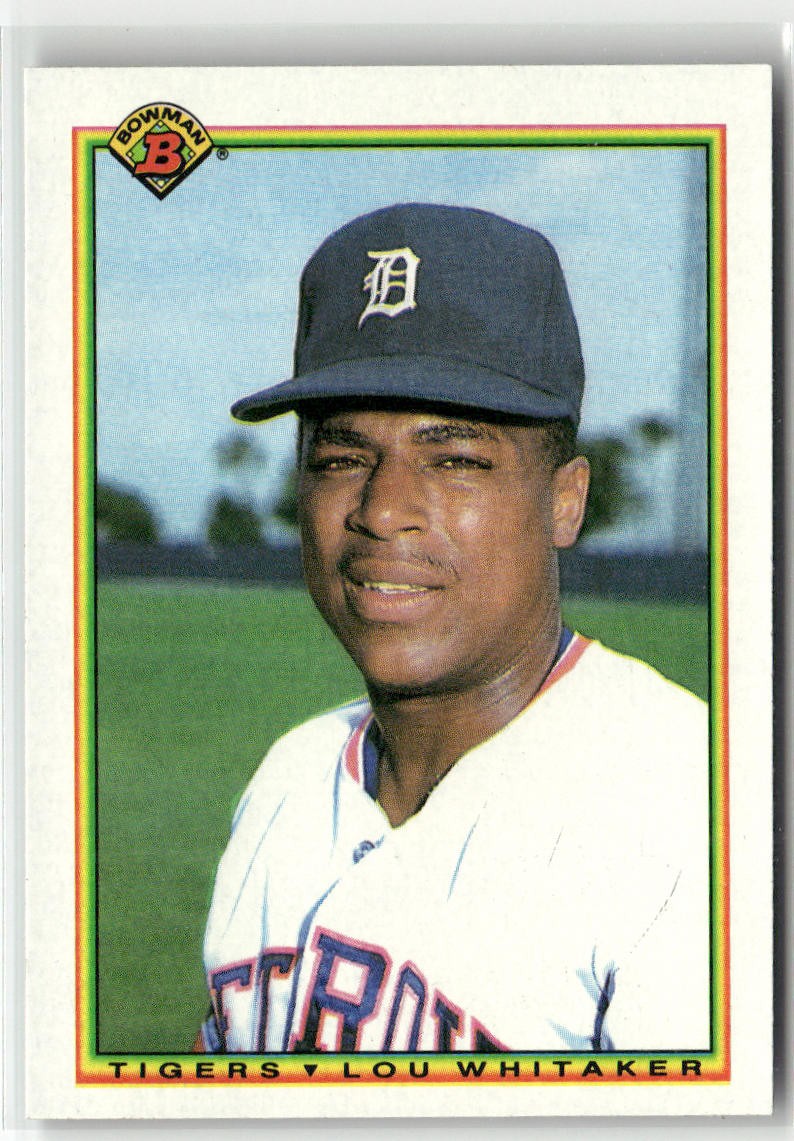 1990 BOWMAN #356 LOU WHITAKER DETROIT TIGERS