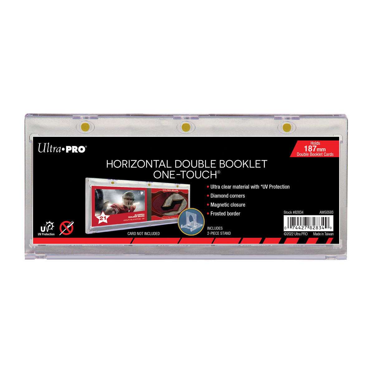 Ultra PRO 187mm One Touch Magnetic Double Booklet Horizontal Card Holder Storage