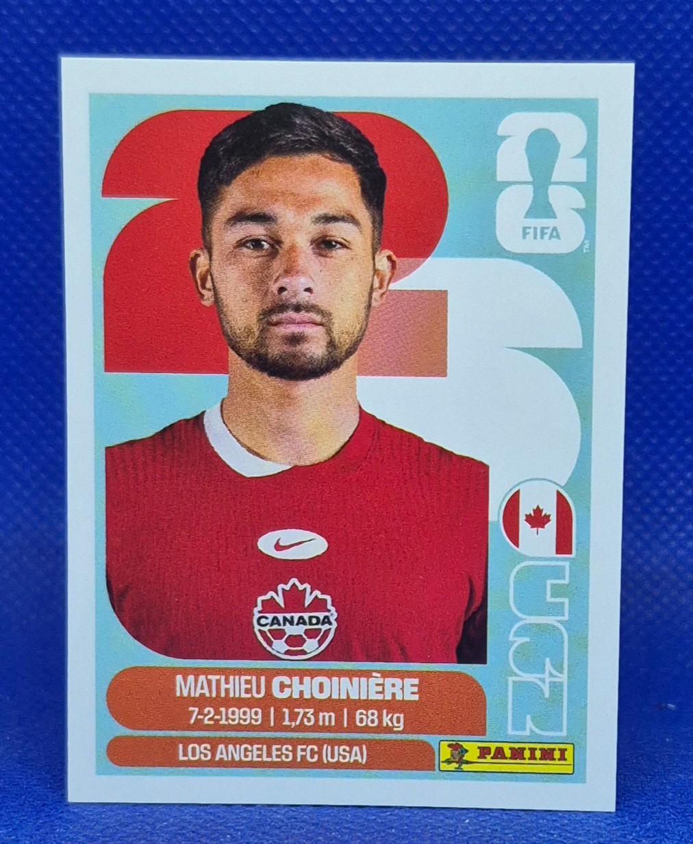 2026 Panini FIFA World Cup Sticker Mathieu Choiniere #CAN 15 – Canada