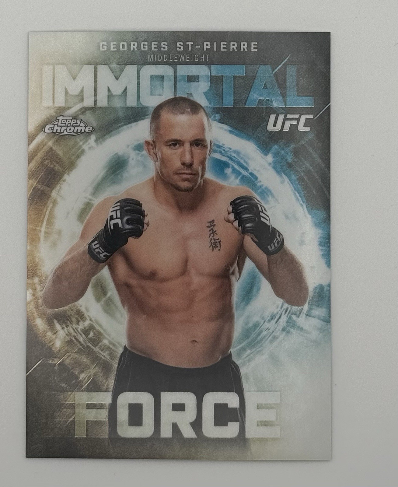 2026 Topps Chrome UFC Immortal Force Georges St-Pierre Case Hit SSP