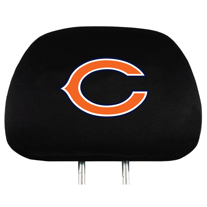 New Team ProMark NFL Chicago Bears Head Rest Covers For Car Truck Suv Van