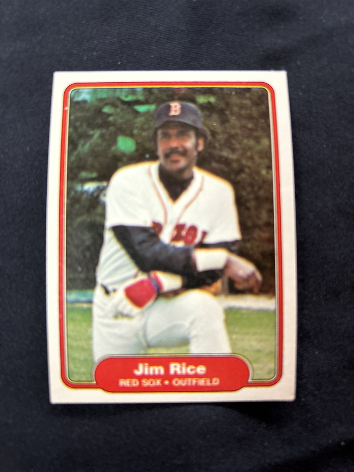 1982 Fleer Baseball Card #305 Jim Rice Boston Red Sox NmMt Free Shipping