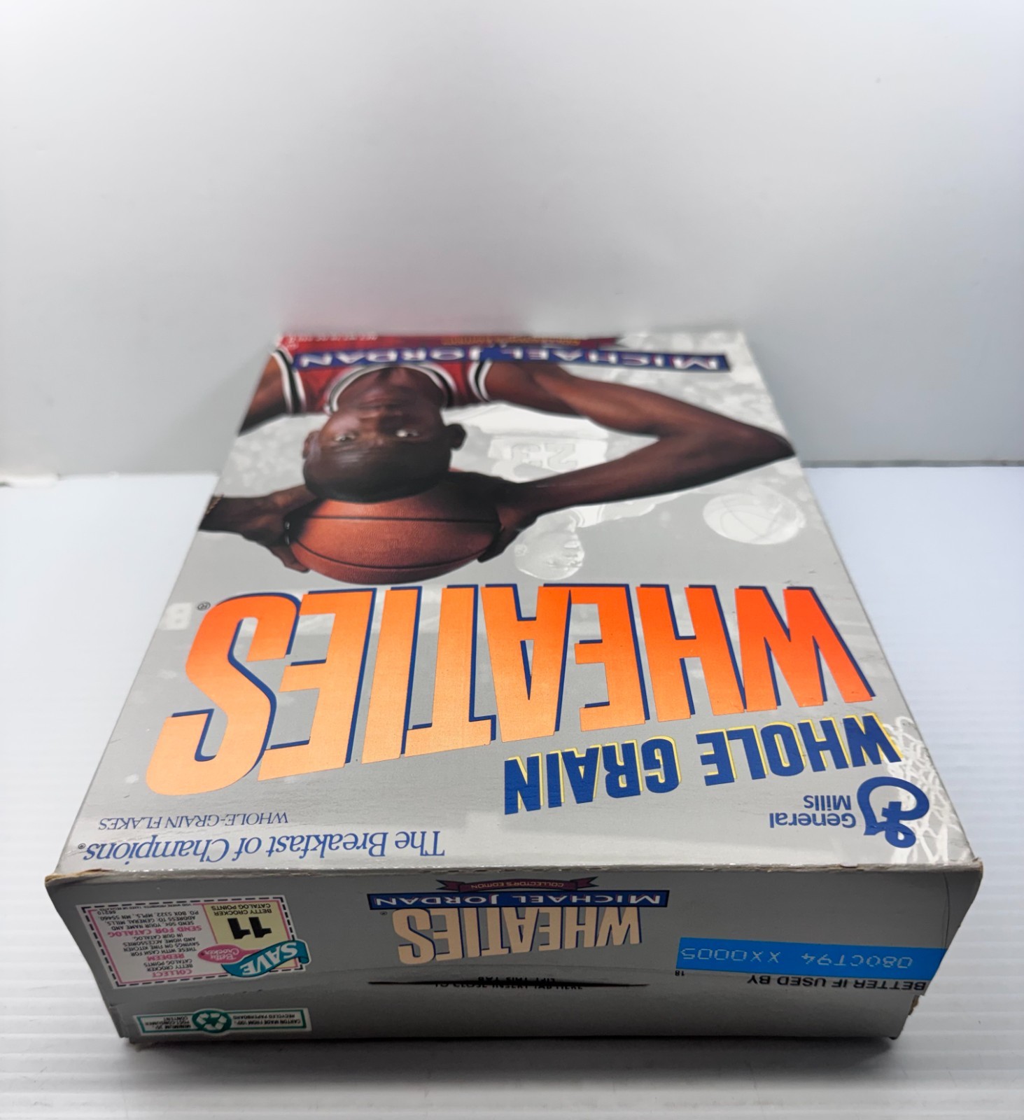 Michael Jordan WHEATIES Silver Cereal Box. Collectors Edition 1993 18oz