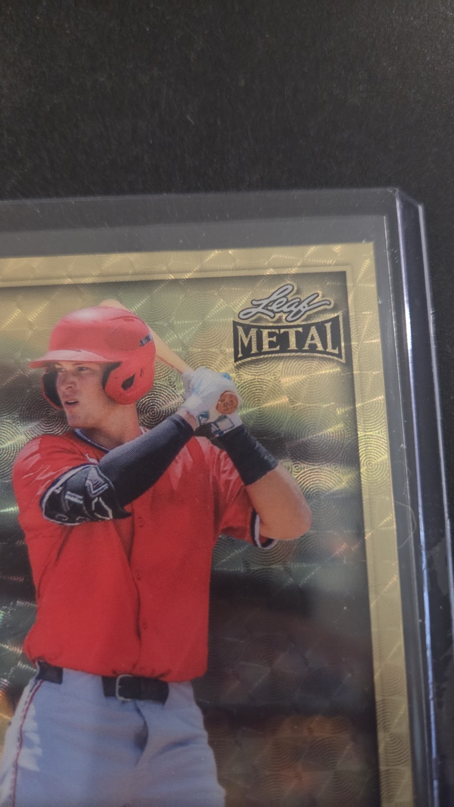 2026 Leaf Metal Baseball Eli Willits Super Prismatic 1/1 Auto Gold Vinyl Nats