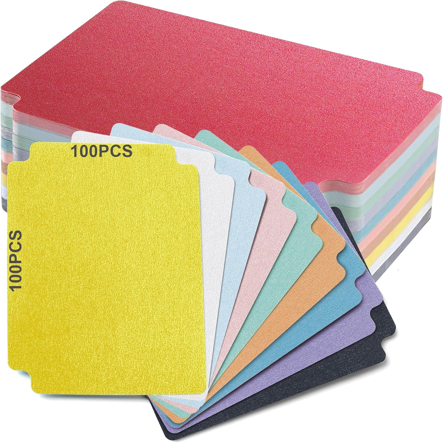 Trading Card Dividers Multicolor Paper Card Dividers for MTG TCG Sports Card