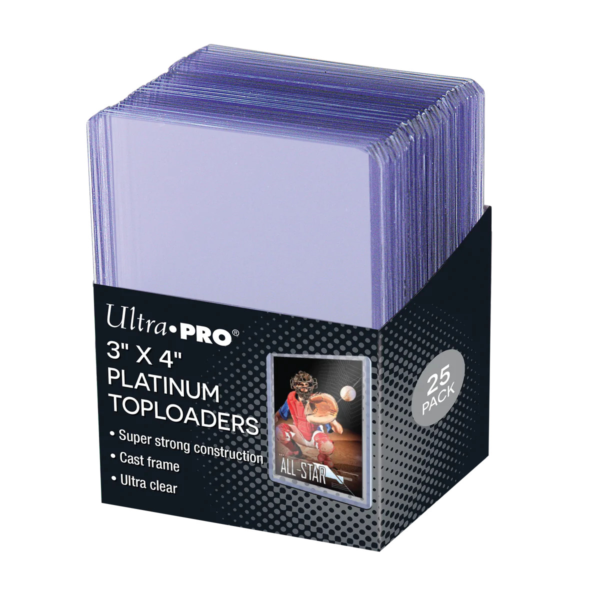 3″ x 4″ Ultra Clear Platinum Toploaders (25ct)