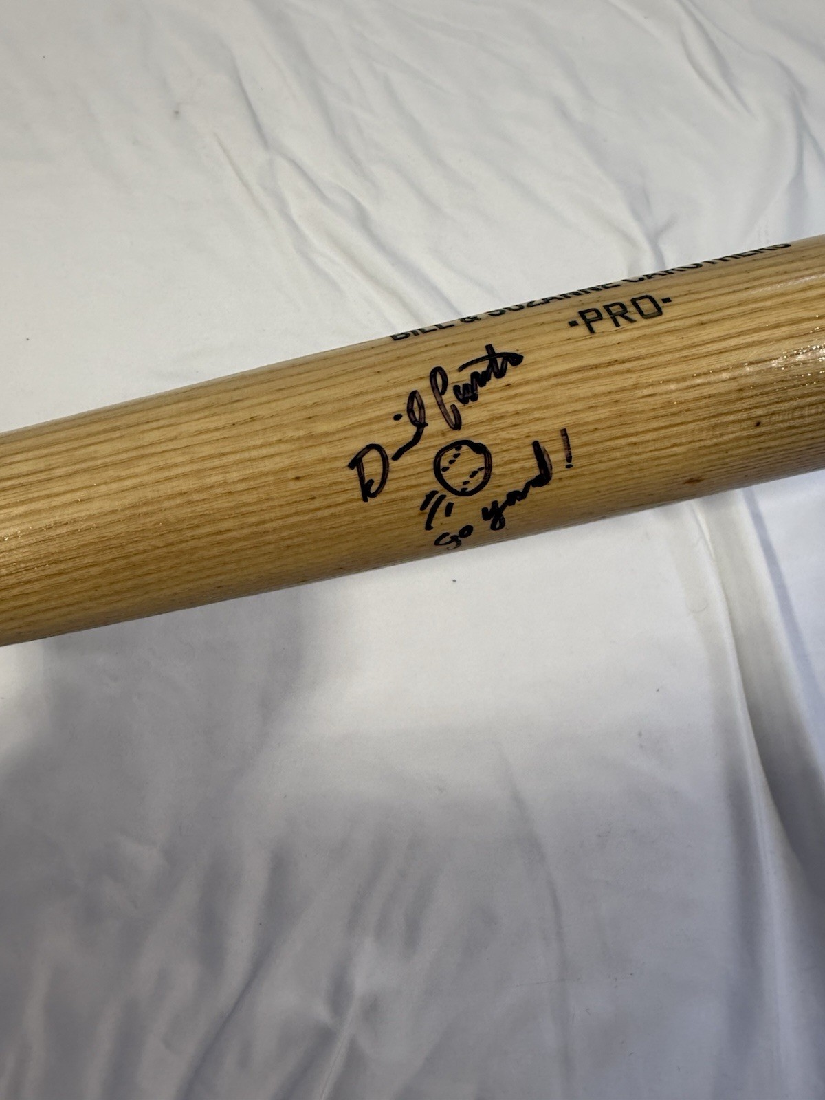 Rawlings Big Stick Adirondack Pro Model Wood Baseball Bat 33” Unknown Autograph