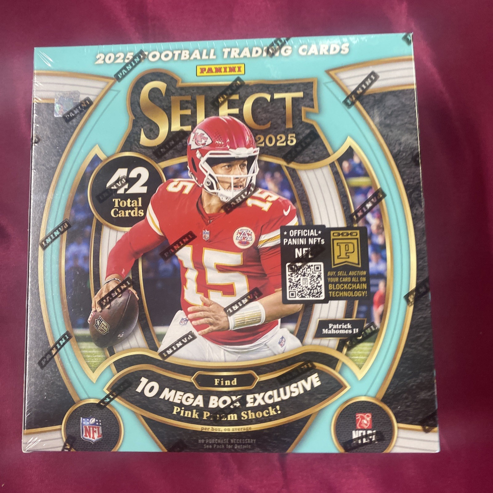 2025 Panini Select Football Factory Sealed Mega Box