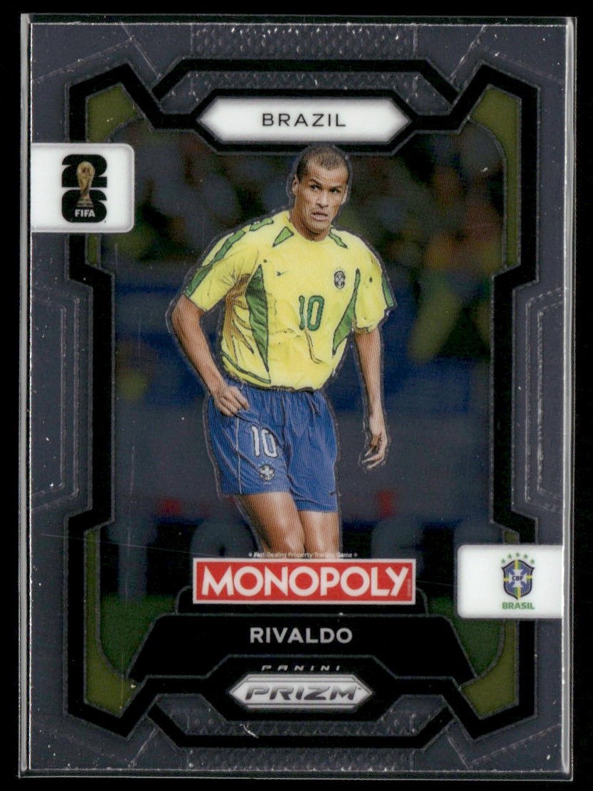 2026 Panini Prizm Monopoly FIFA World Cup #21 Rivaldo Brazil