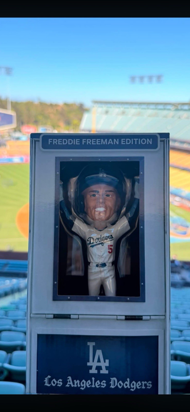 2026 FREDDIE FREEMAN WS DODGERS BOBBLEHEAD SGA 7/6/26 18 Inning Walk Off