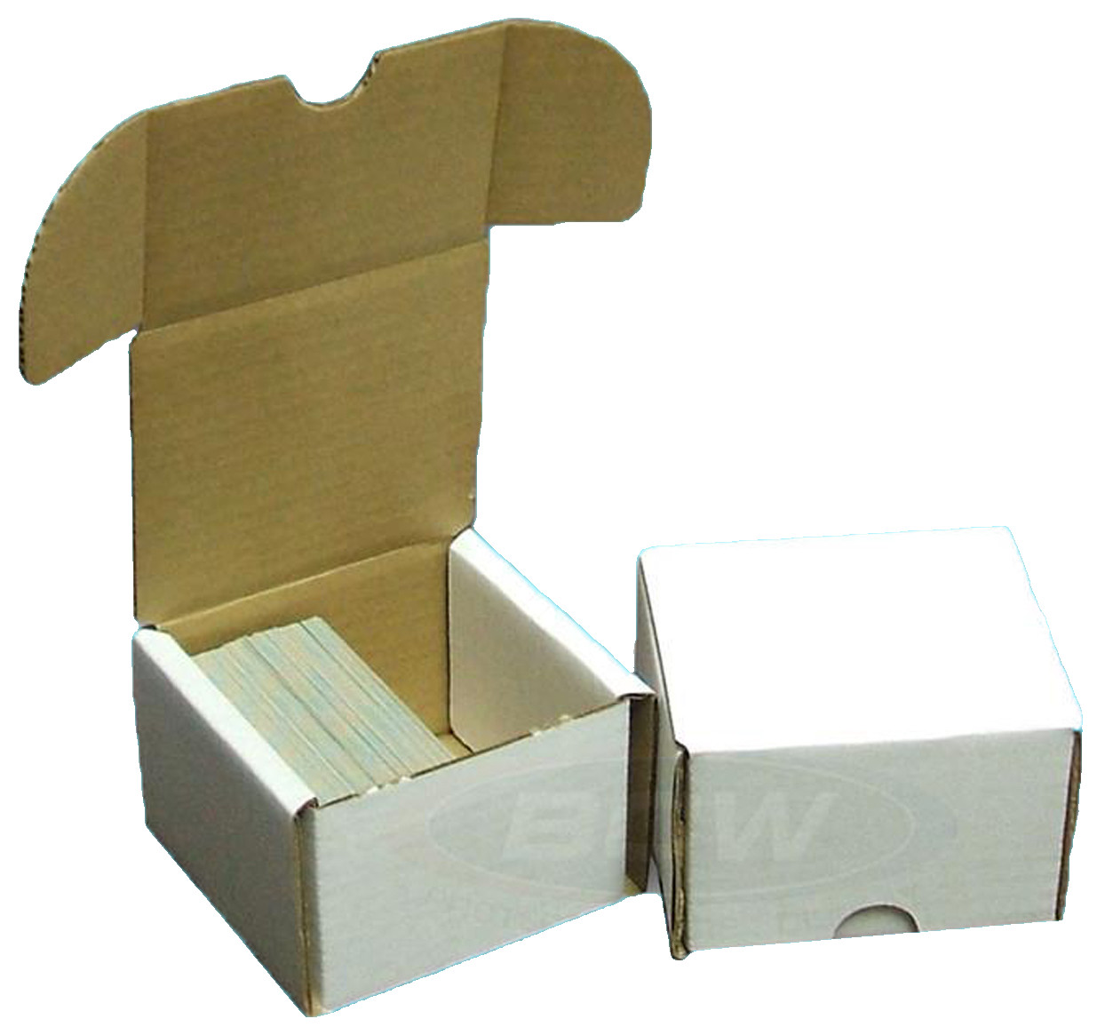 3 BCW 200 Count Cardboard Storage Boxes Sports Trading Card Holder Case Baseball