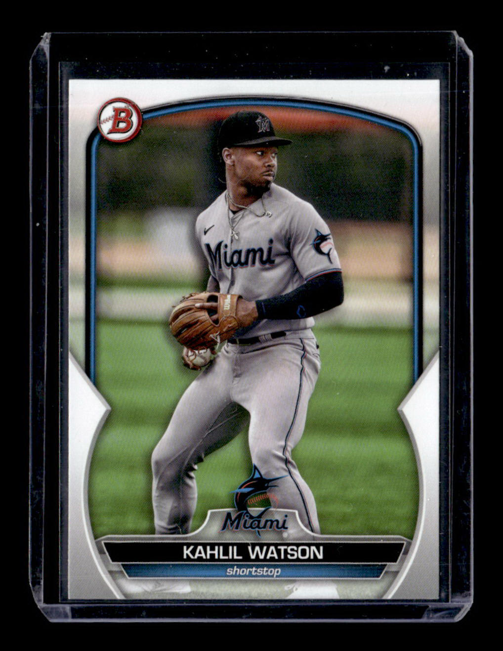 Kahlil Watson 2023 Bowman #BP-147 Miami Marlins PROSPECT ROOKIE – QTY