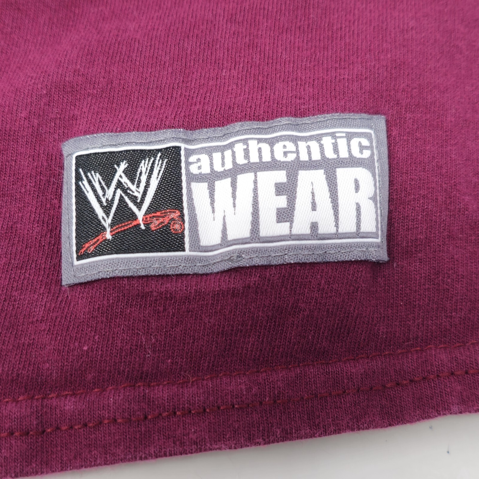 Daniel Bryan “YES!” T-Shirt WWE Authentic 2013 YES Movement Burgundy Mens Large
