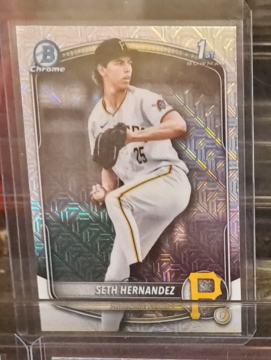 2025 Bowman Draft – Chrome Seth Hernandez #BDC-25 Mojo Refractor (RC)