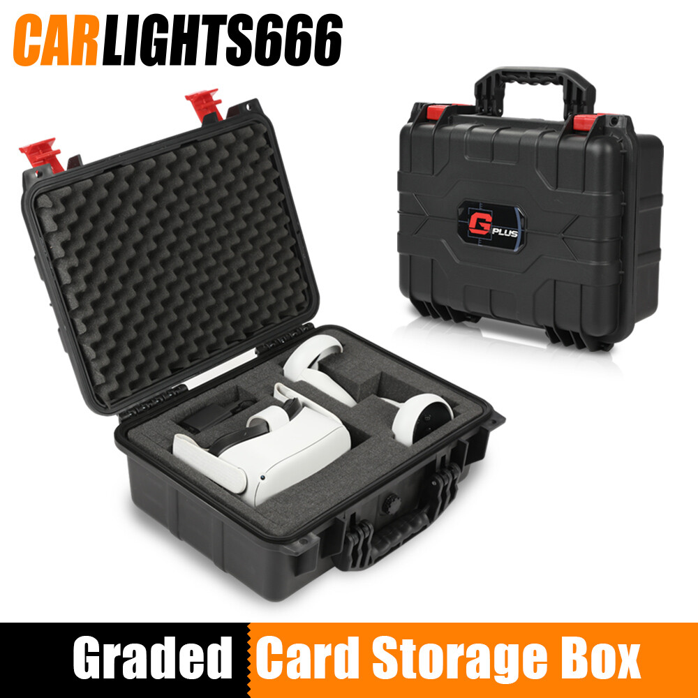 150CT Graded Card Storage Box Heavy Duty Weatherproof Case Holder Protector NEW