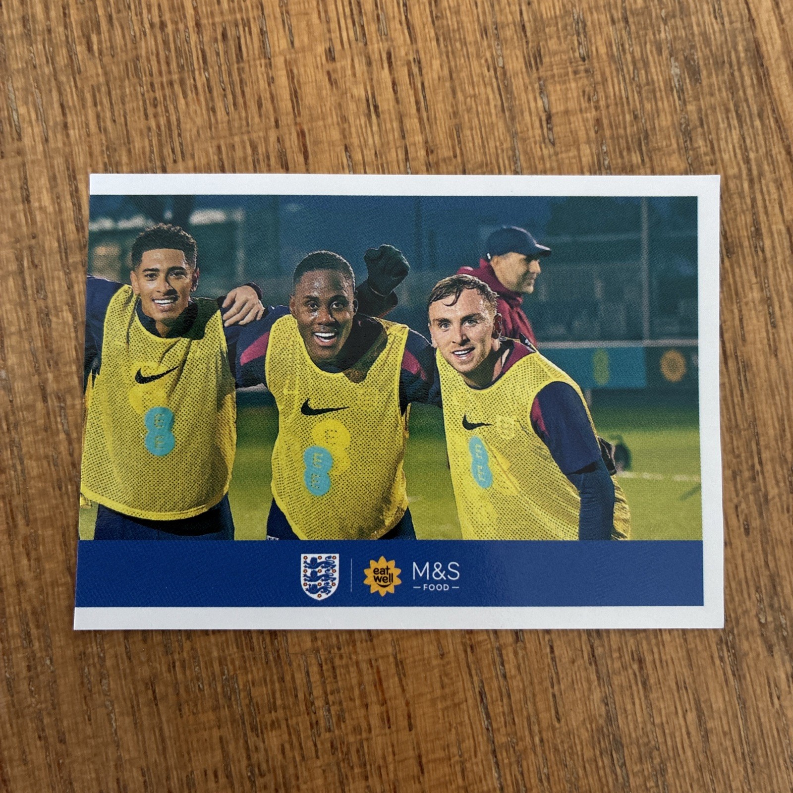 Official Panini M & S England Sticker Collection Men’s Right Half #8 Non-Stuck