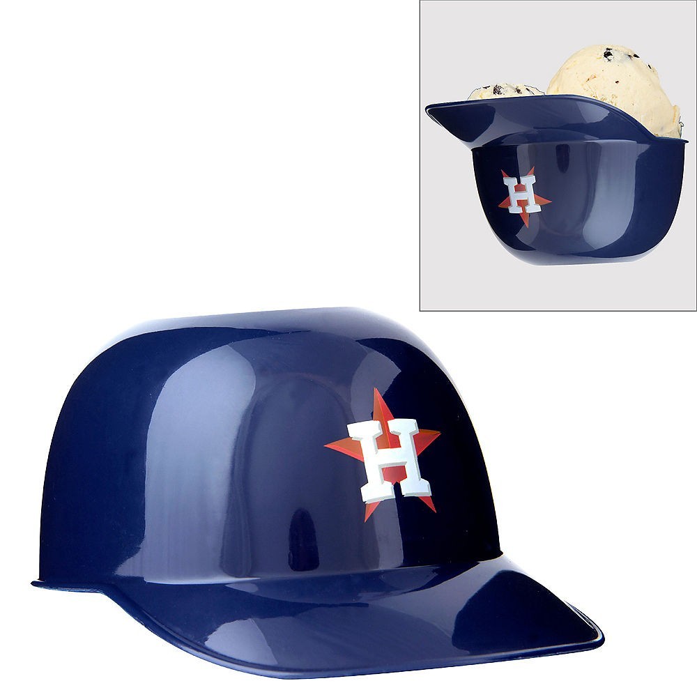 Houston Astros MLB Baseball 8oz Ice Cream Sundae Helmet Snack Bowl Cup NEW