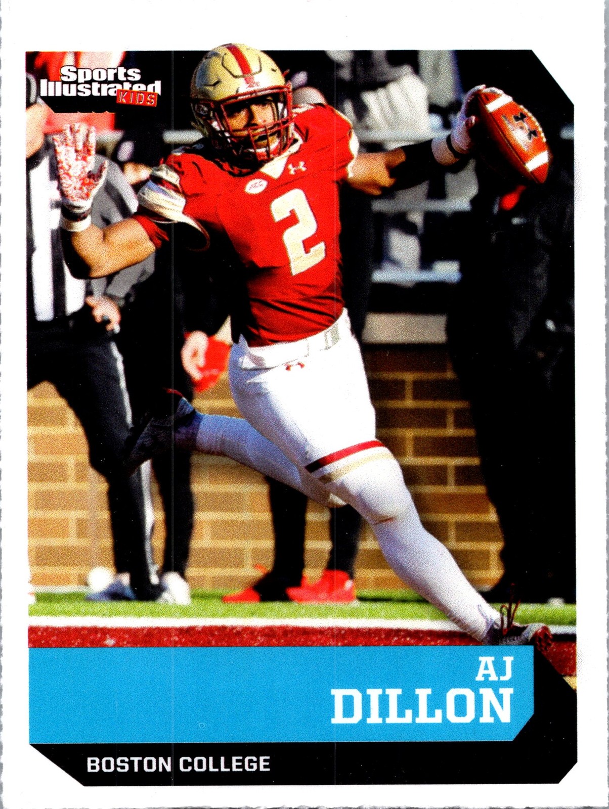 AJ Dillon – 2018 Sports Illustrated for Kids #701 Boston College Eagles