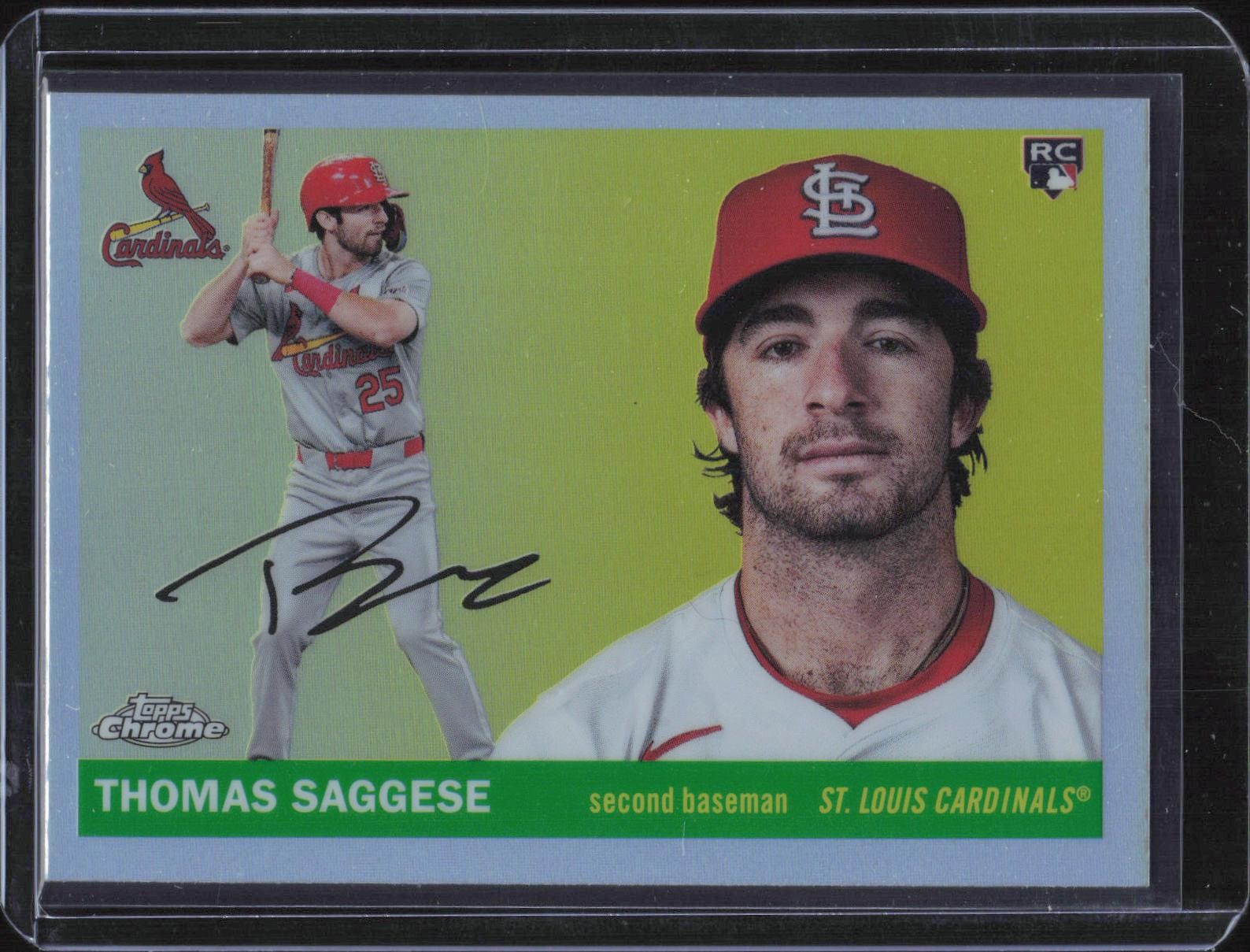 2025 Topps Chrome Platinum #217 Thomas Saggese Refractors