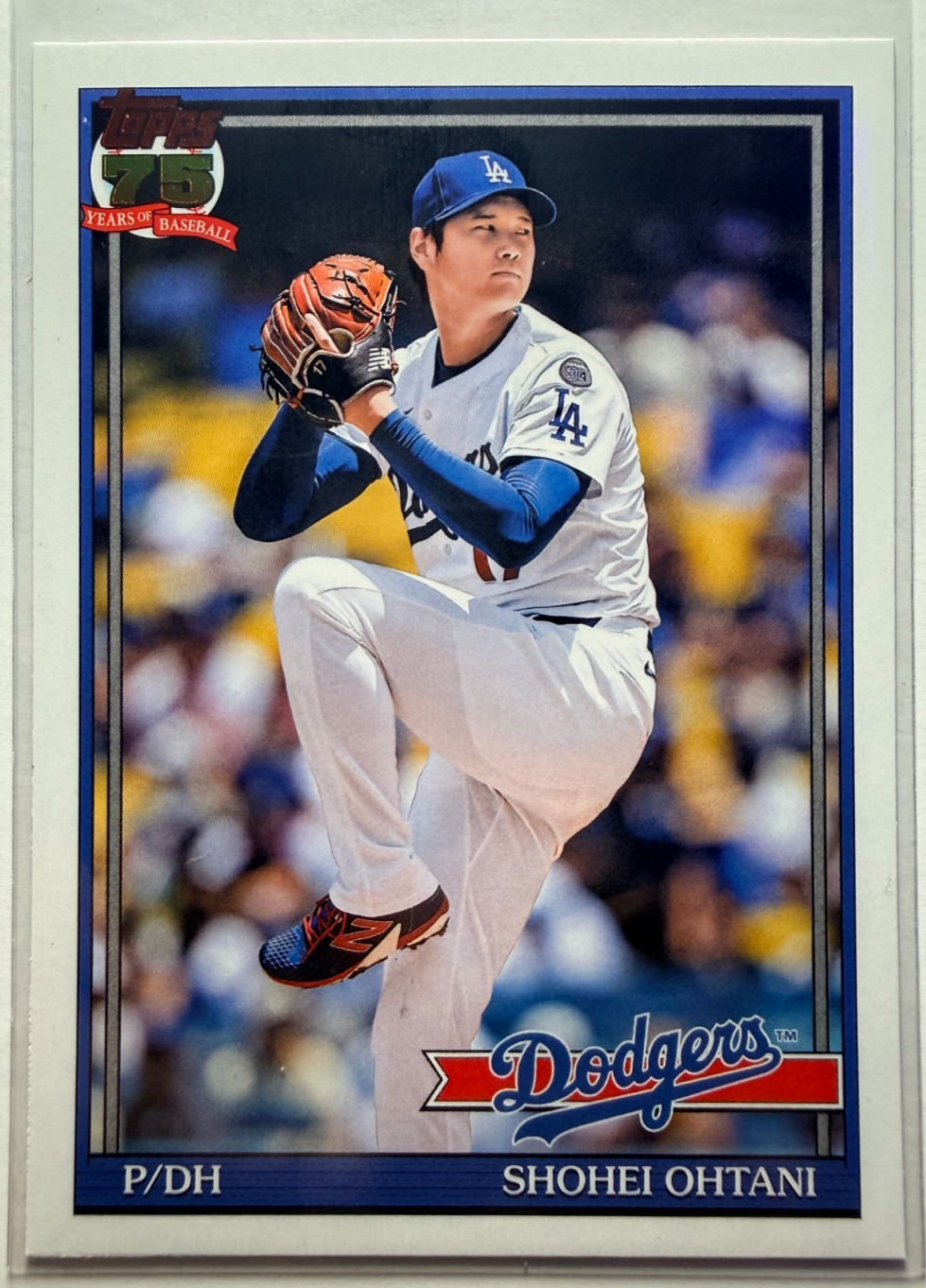 2025 Topps Series 1 – 1991 Topps Shohei Ohtani #T91-100 Los Angeles Dodgers