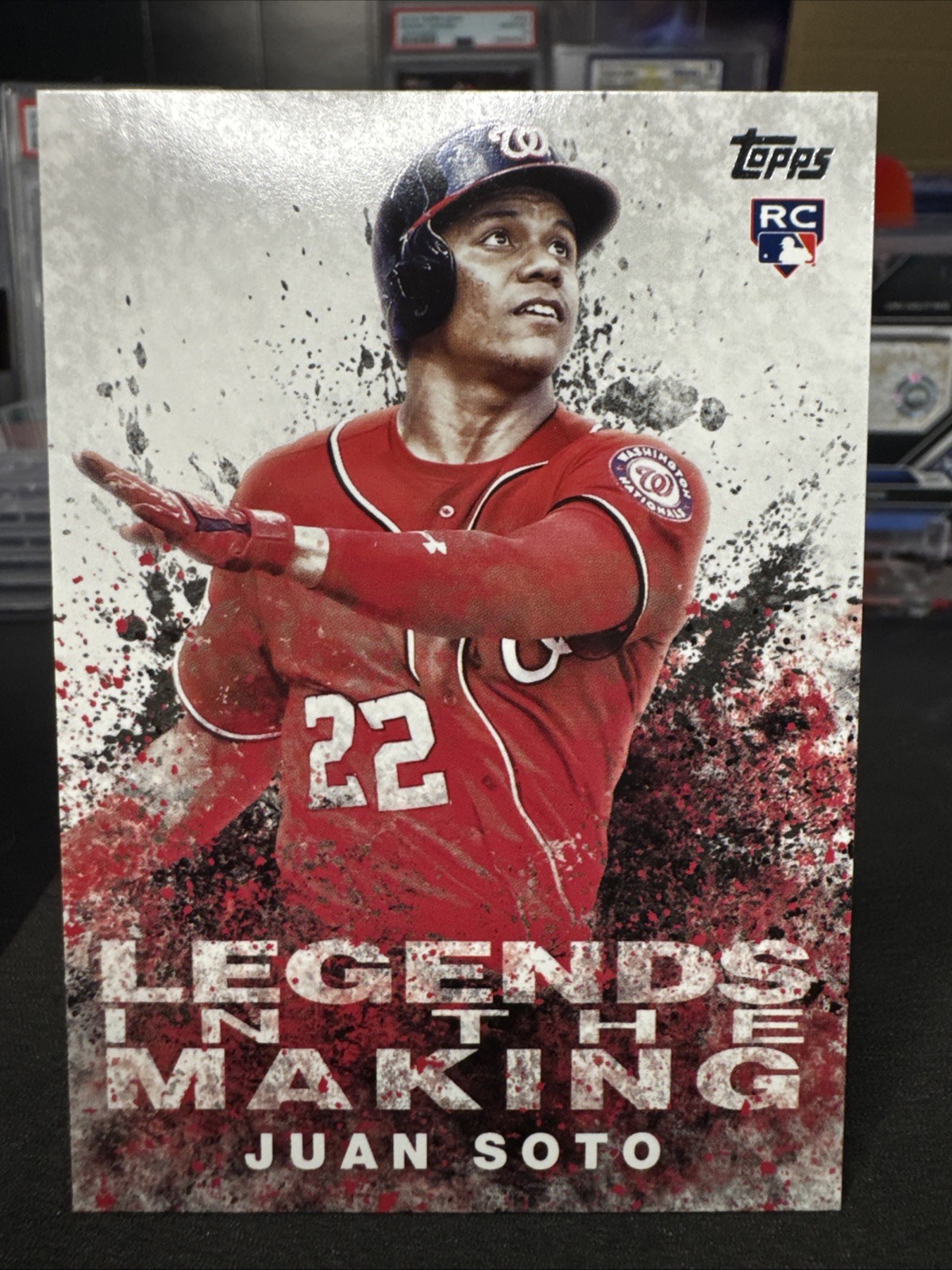 2018 Topps Update Juan Soto #LITM-8 Rookie Card (RC) Legends in the Making (SS)
