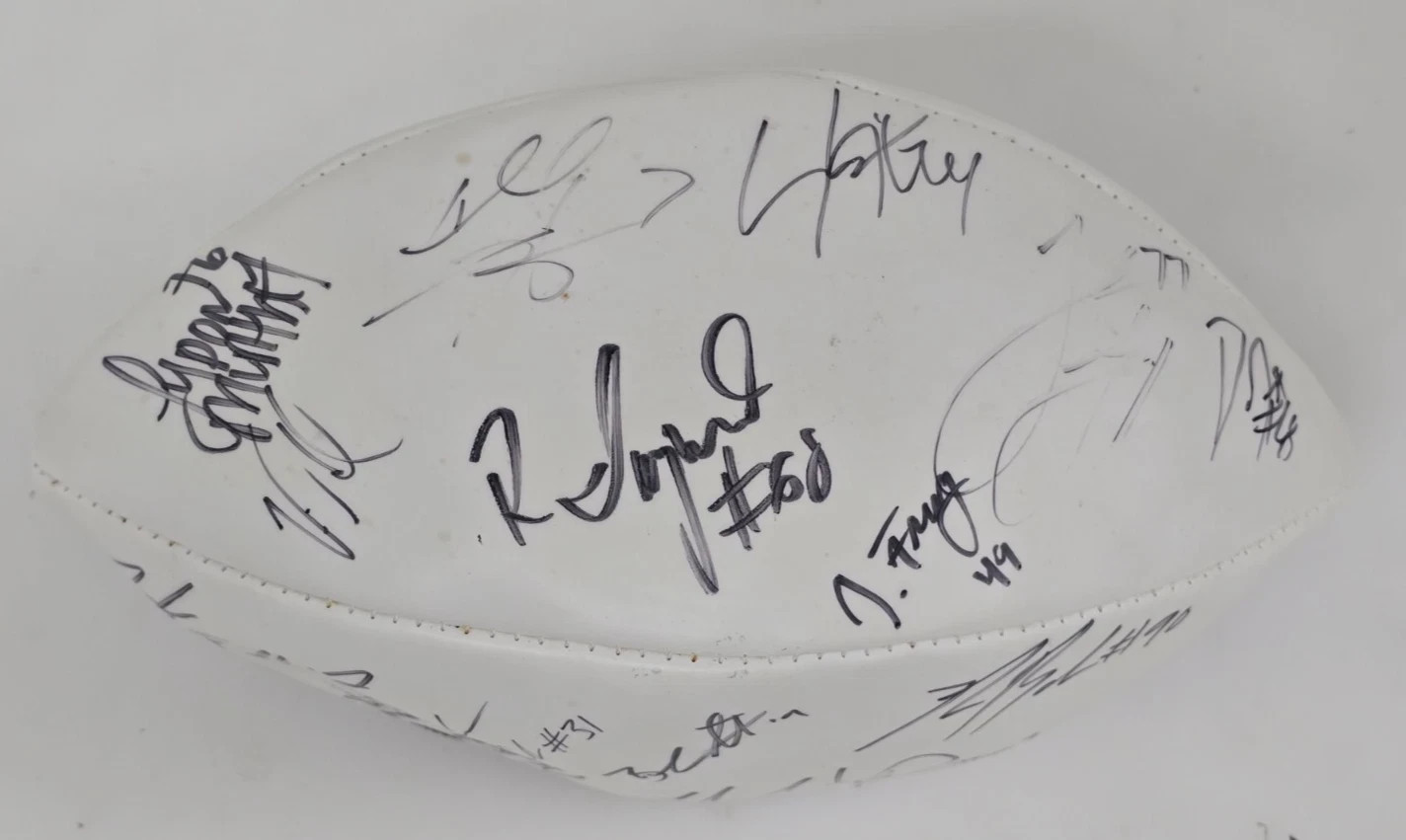 2010 Miami Dolphins Team Signed Wilson The Duke WTF1192 NFL Footbal (Brand New)