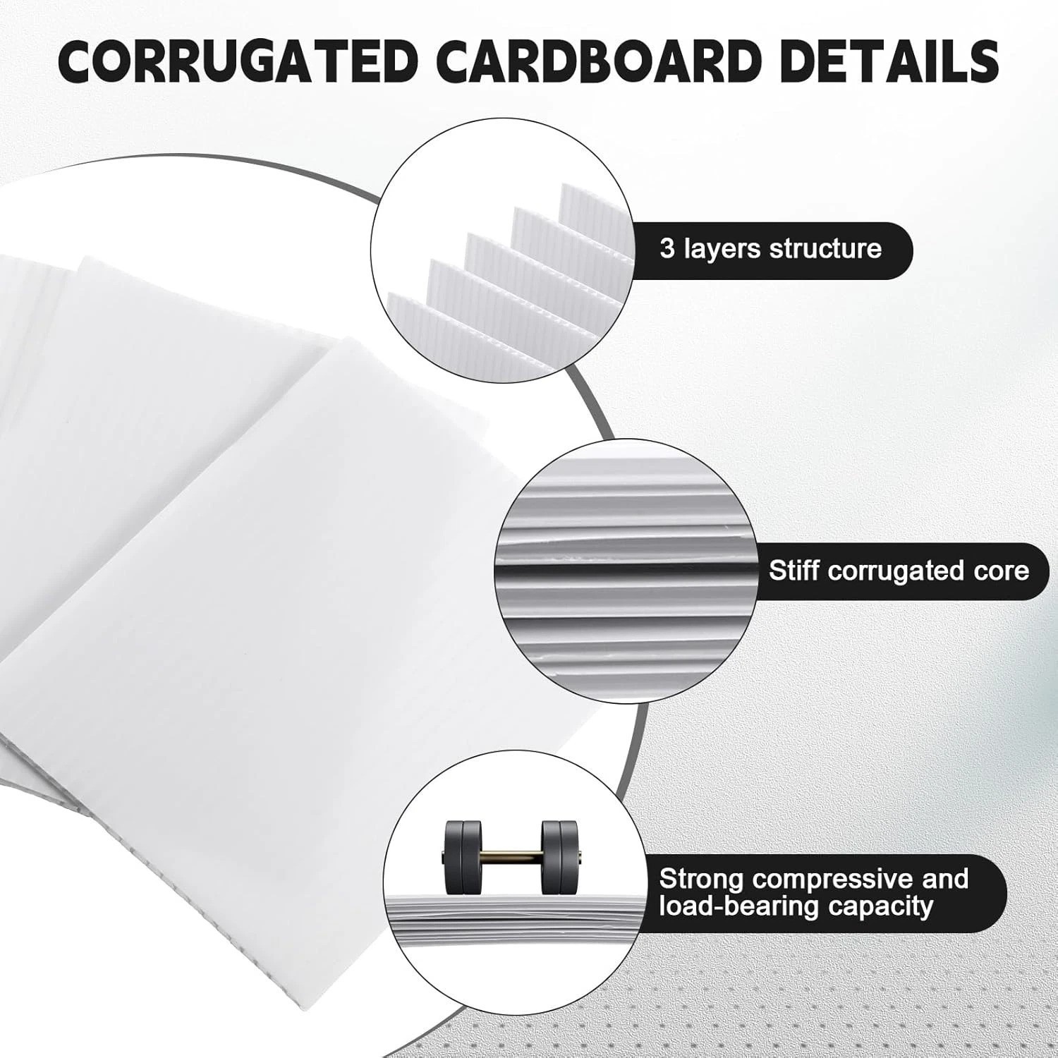 302 Pcs Trading Card Shipping Protector Set Include 200 Precut Plastic Insert…