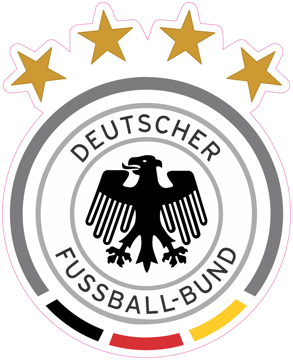 Germany National Soccer Team Logo HTV Heat Transfer Vinyl Iron On (NOT A PATCH)