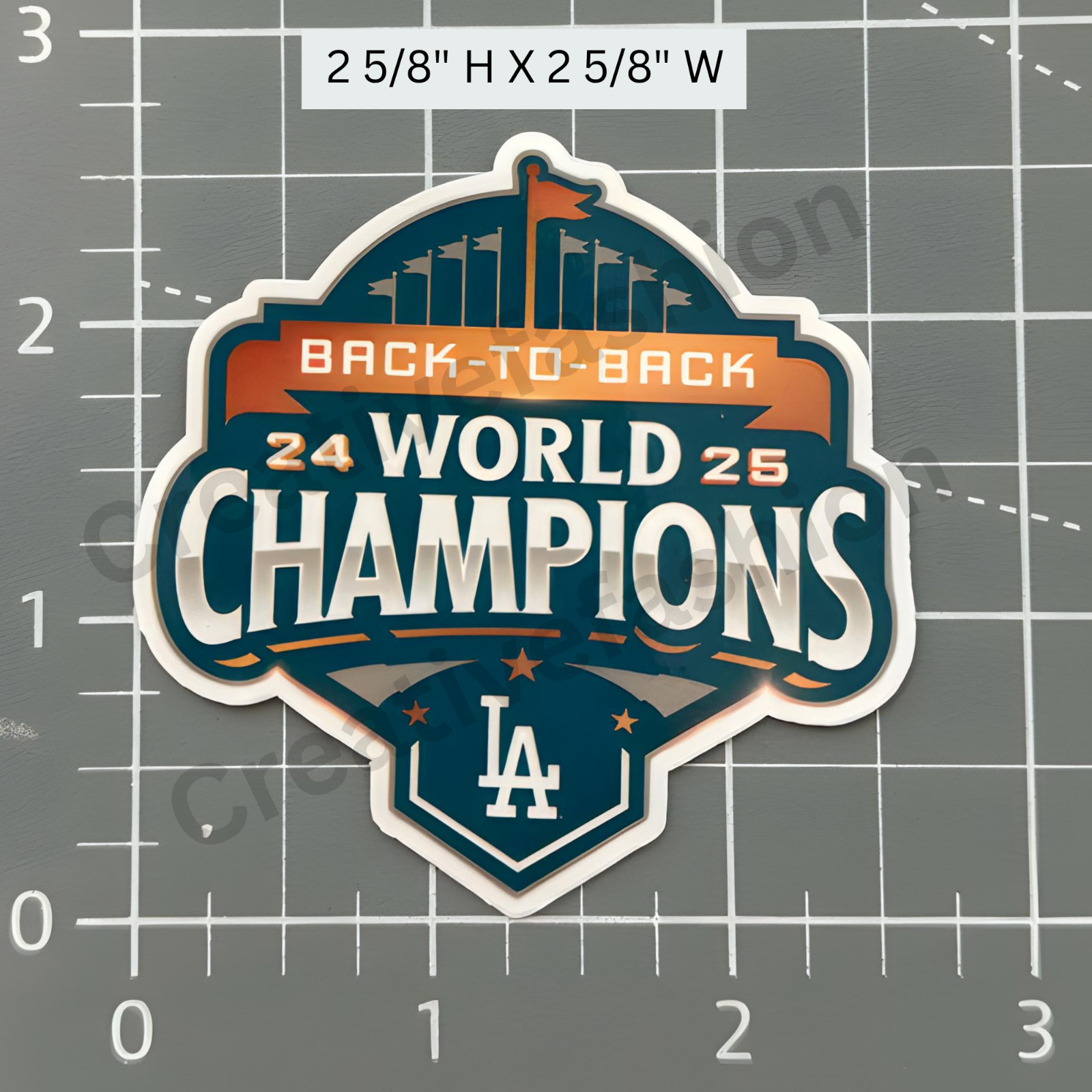 NEW Los Angeles Dodgers LA Dodgers Baseball World Champions Blue Sticker #147