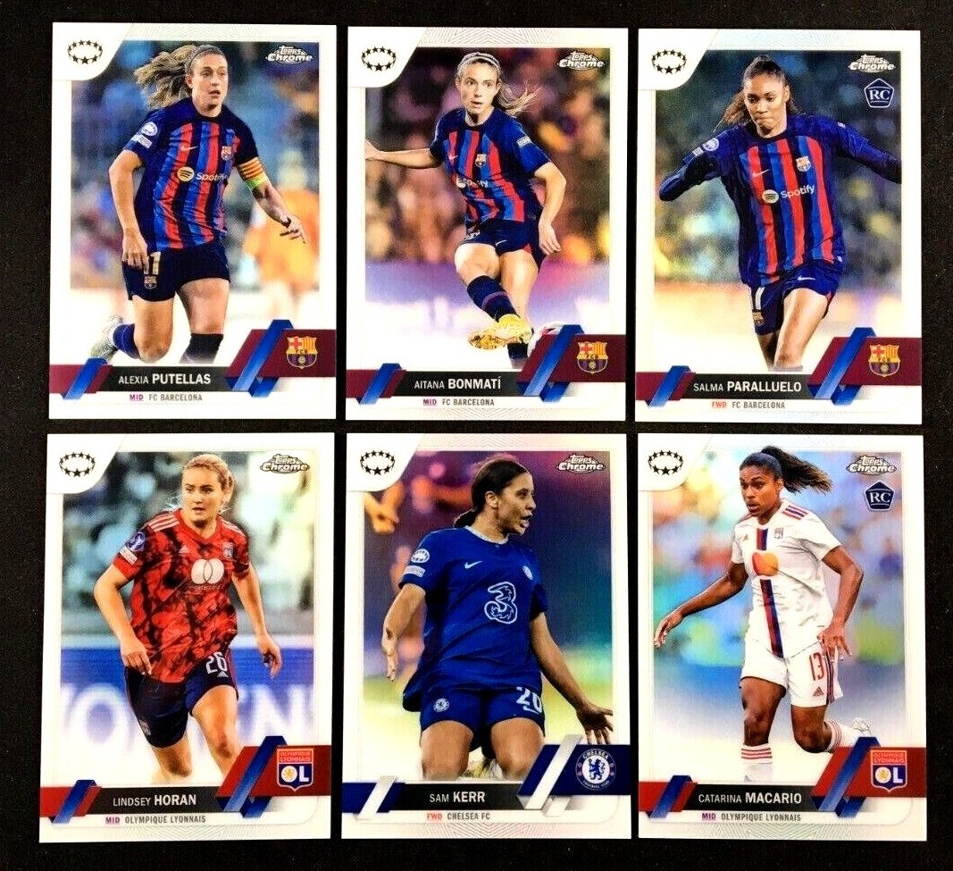 2022-23 Topps Chrome UEFA Women’s Champions League Soccer REFRACTOR – PICK CARD