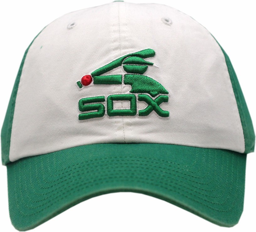 Chicago White Sox Hat Buckle Back Batterman Logo Green 2266
