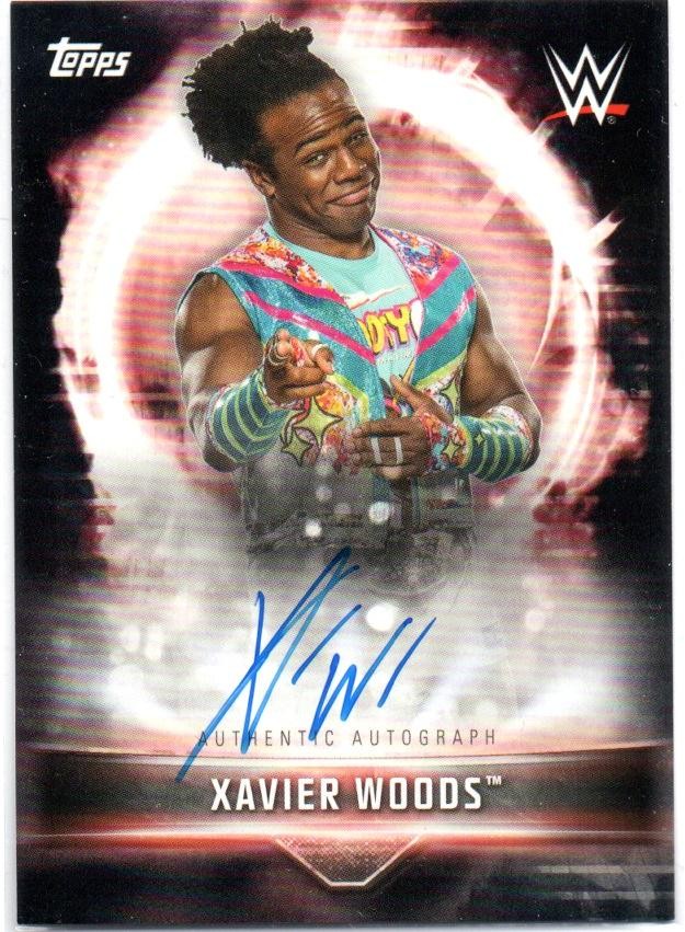 2019 Topps Wwe Road To Wrestlemania Autogragh Xavier Woods