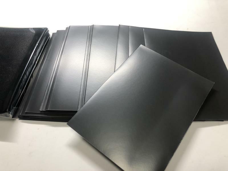 Lenayuyu 300pcs Black color Protector Standard MTG Card Sleeves 66x91mm Matte