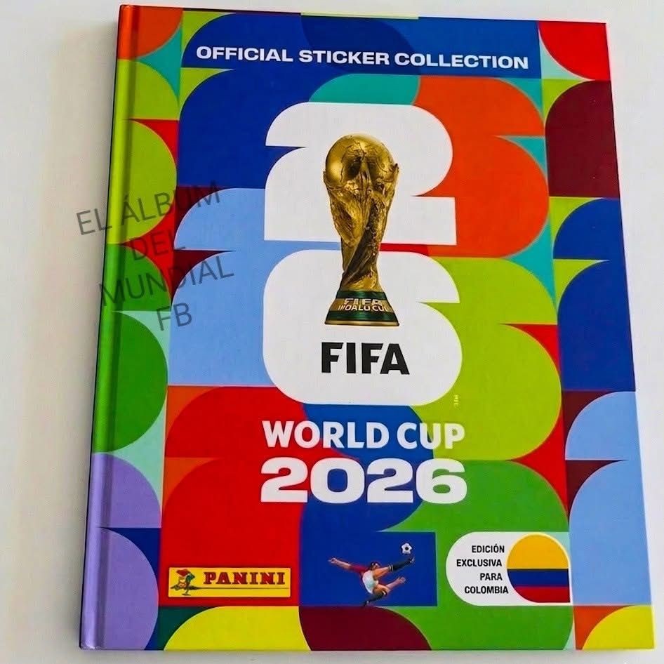 ALBUM HARD COVER EMPTY PANINI WORLD CUP 2026 COLOMBIA VERSION
