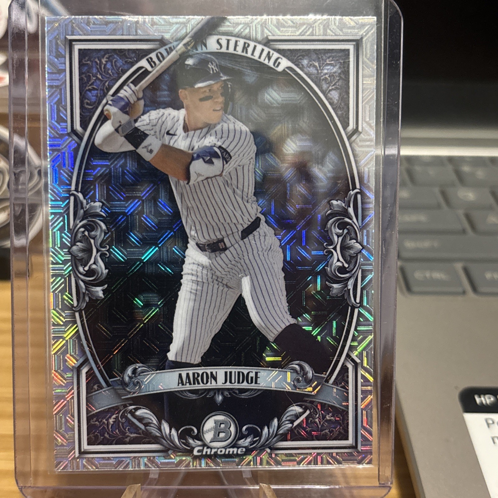 2026 Bowman Chrome- Aaron Judge Bowman Sterling Mojo Refractor #BST-4 -Yankees