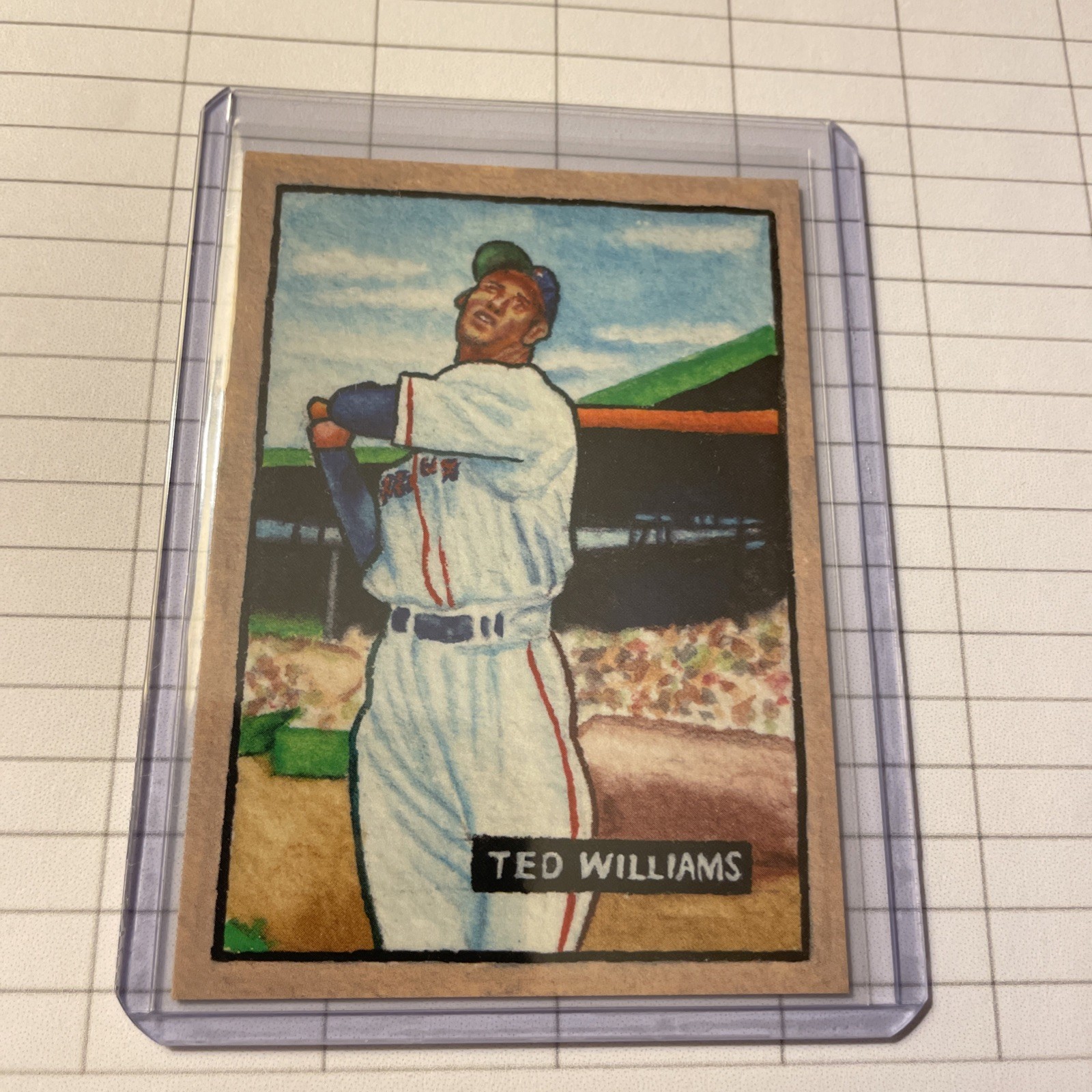 2025 Topps Shoebox Treasures 1951 Bowman Shortprint Ted Williams #B51-7