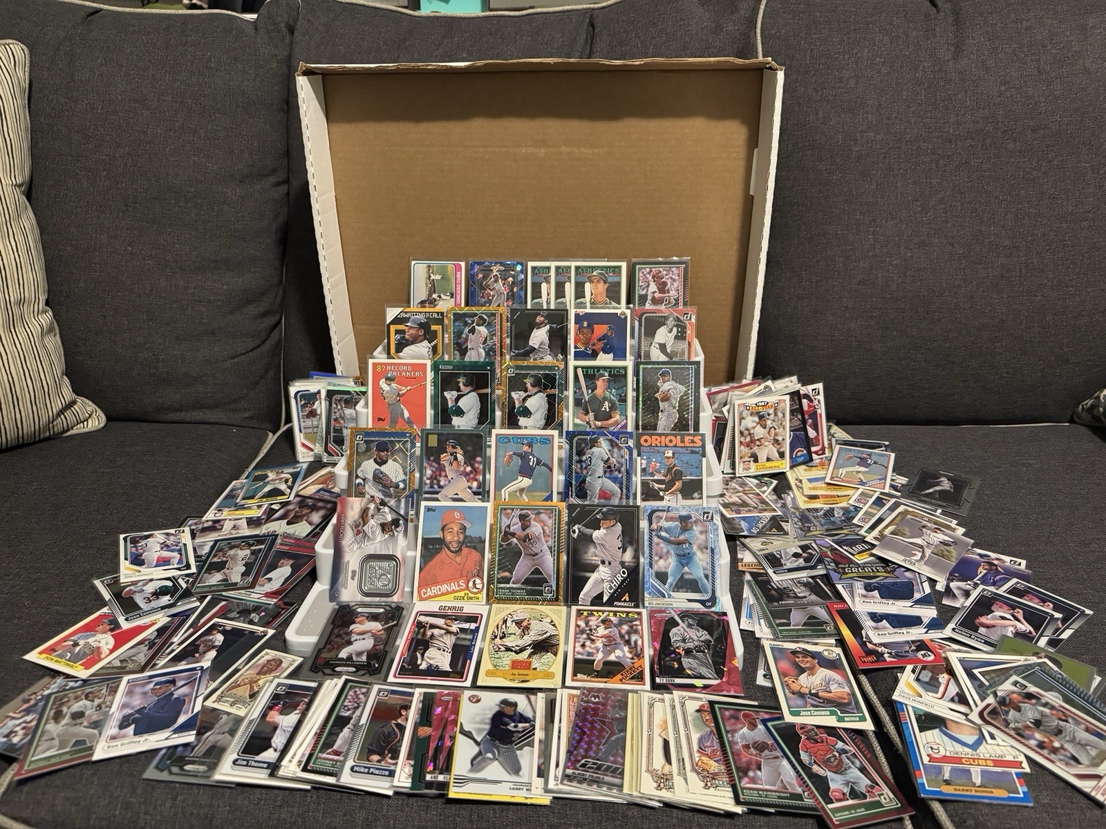 Lot of 250+ MLB Baseball Legends/Past Stars/HOF Cards – Mixed Brands – SEE LIST