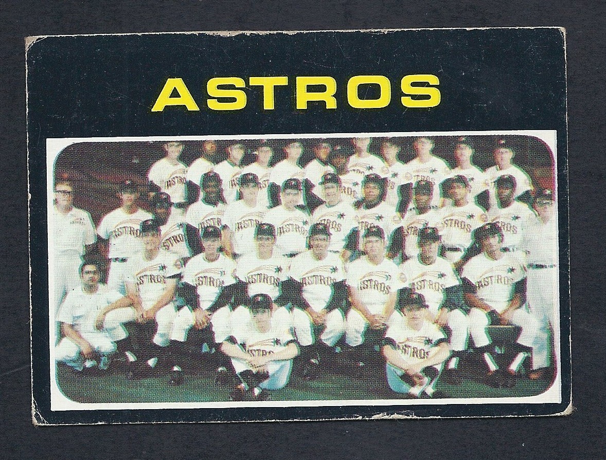 1971 Topps #722 ASTROS TEAM – HIGH NUMBER – LOOK!