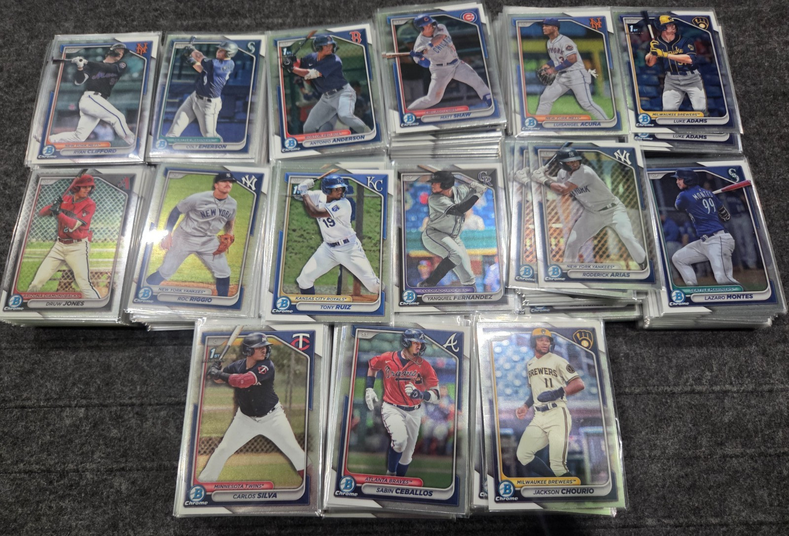 2024 Bowman Chrome Baseball BCP 1-150 Prospects, RC, 1st Bowmans Pick Your Card!
