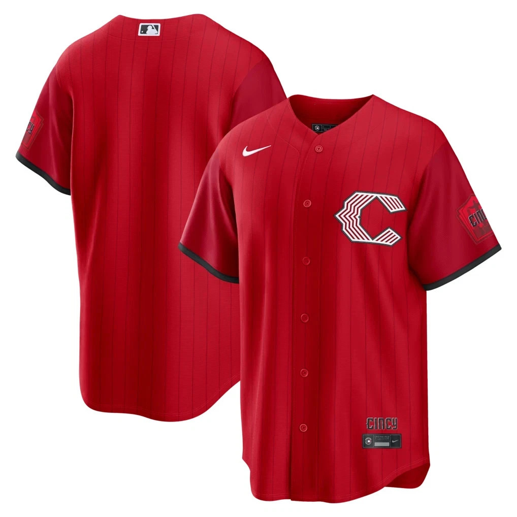 HOT JERSEY! Men’s Cincinnati 2026 City Connect Jersey Red Unisex All Size S-5XL