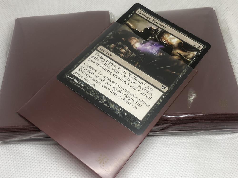 on sale Lenayuyu 500pcs DECK PROTECTOR Card Sleeves 5 colors 67mm*91mm as shown