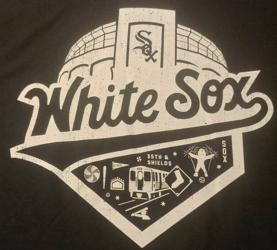 CHICAGO WHITE SOX SGA T-SHIRT XL BLACK 9/26/19 Free Shipping