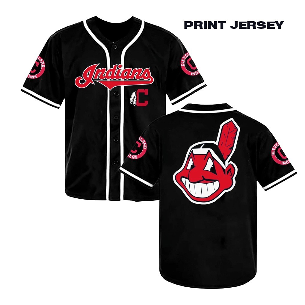 New Cleveland Indians baseball jersey Gift For Fans Unisex S-5XL Shirt TH1069
