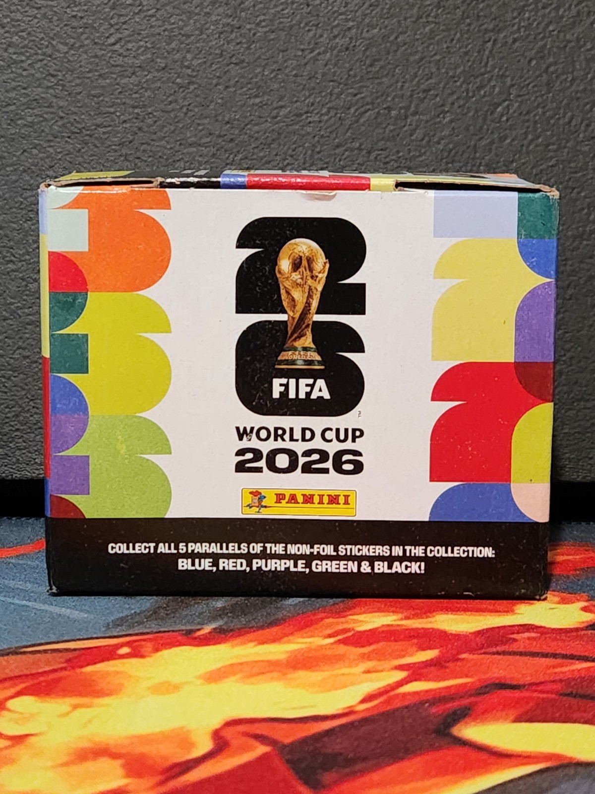 Panini 2026 FIFA World Cup Sticker Box 25 Packs Amazon Parallel Inserts Sealed