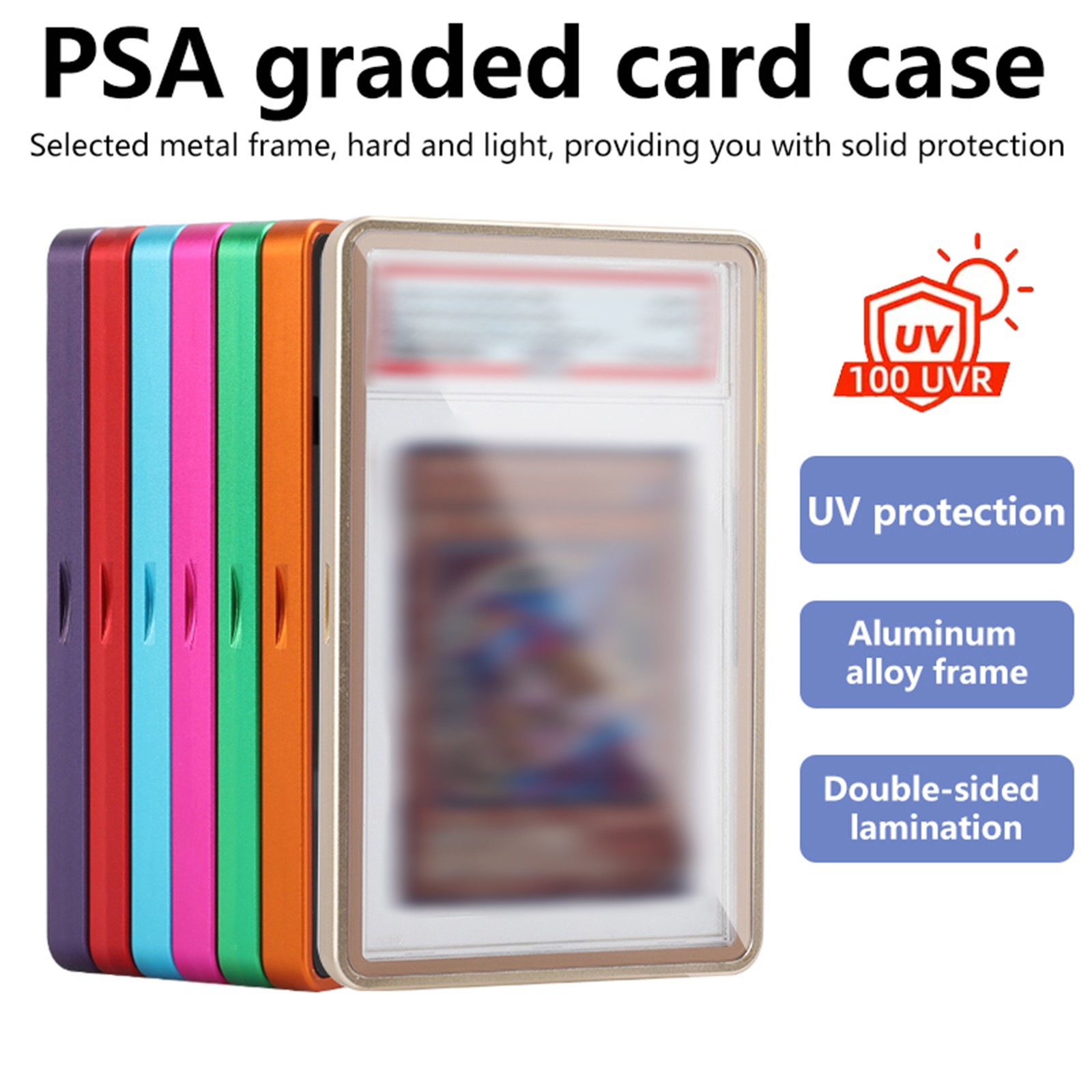 Magnetic Graded Card Slab Guard Box Bumper Metal Protector Case For PSA CGC BGS