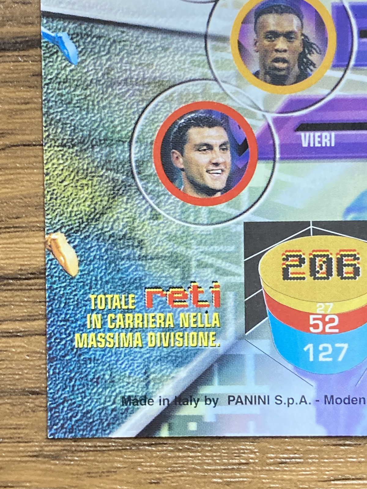Panini Card Calcio 1999-2000 Serie A No.85 Clarence Seedorf, Christian Vieri