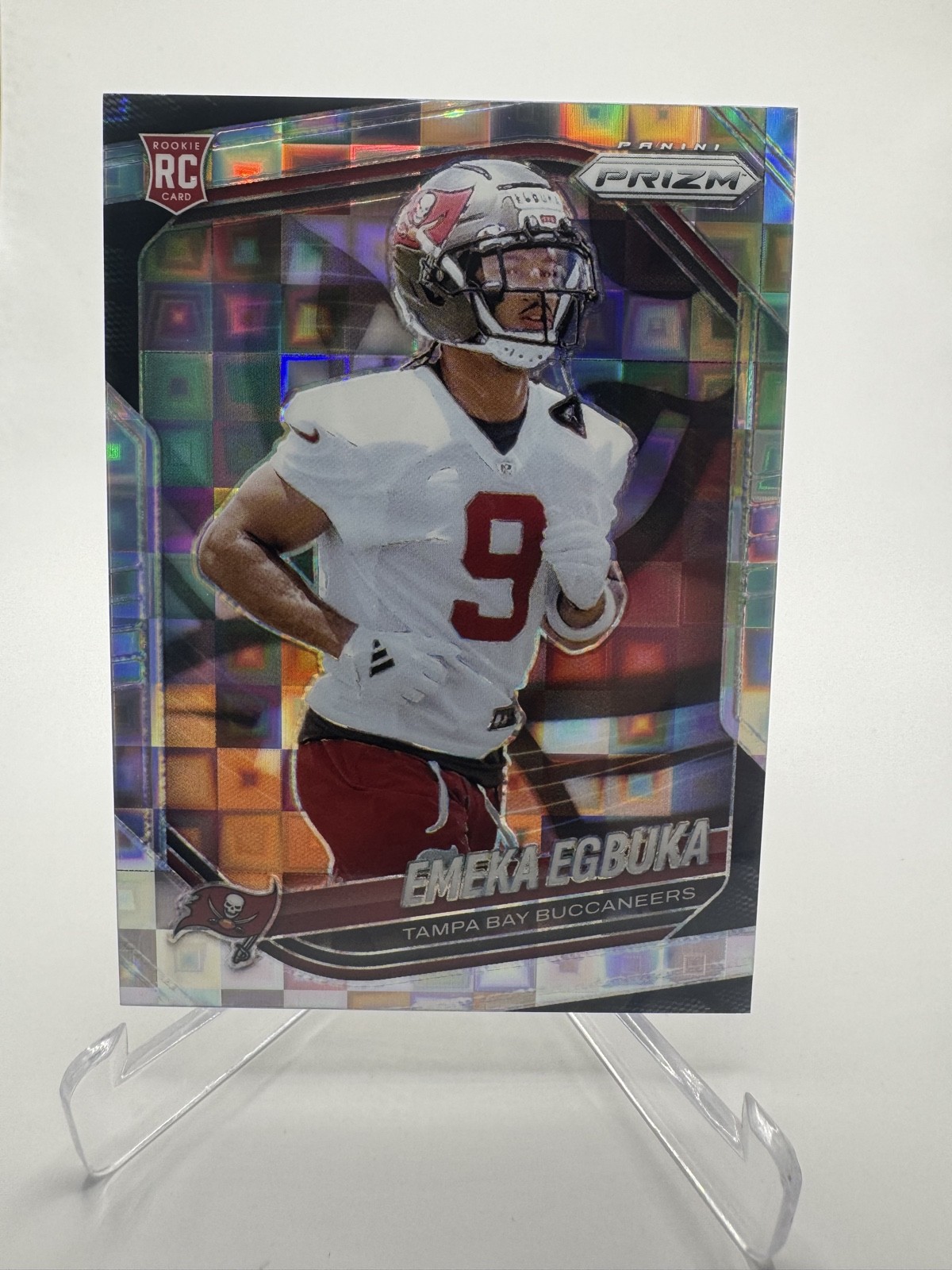 2025 Panini Prizm – Rookies Emeka Egbuka #351 Pandora Prizm /400 (RC)