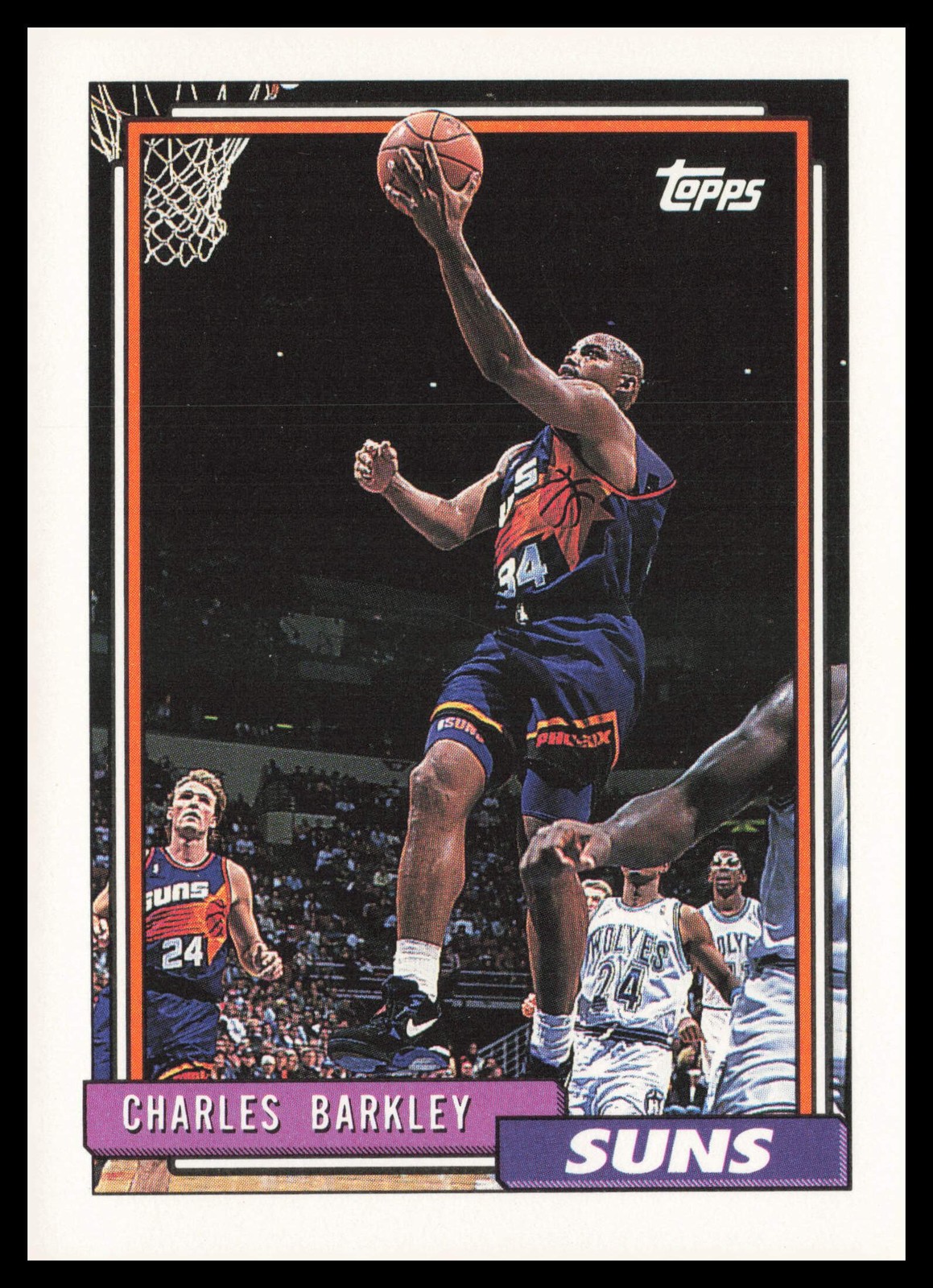 1992-93 Topps #270 Charles Barkley Phoenix Suns Basketball Card