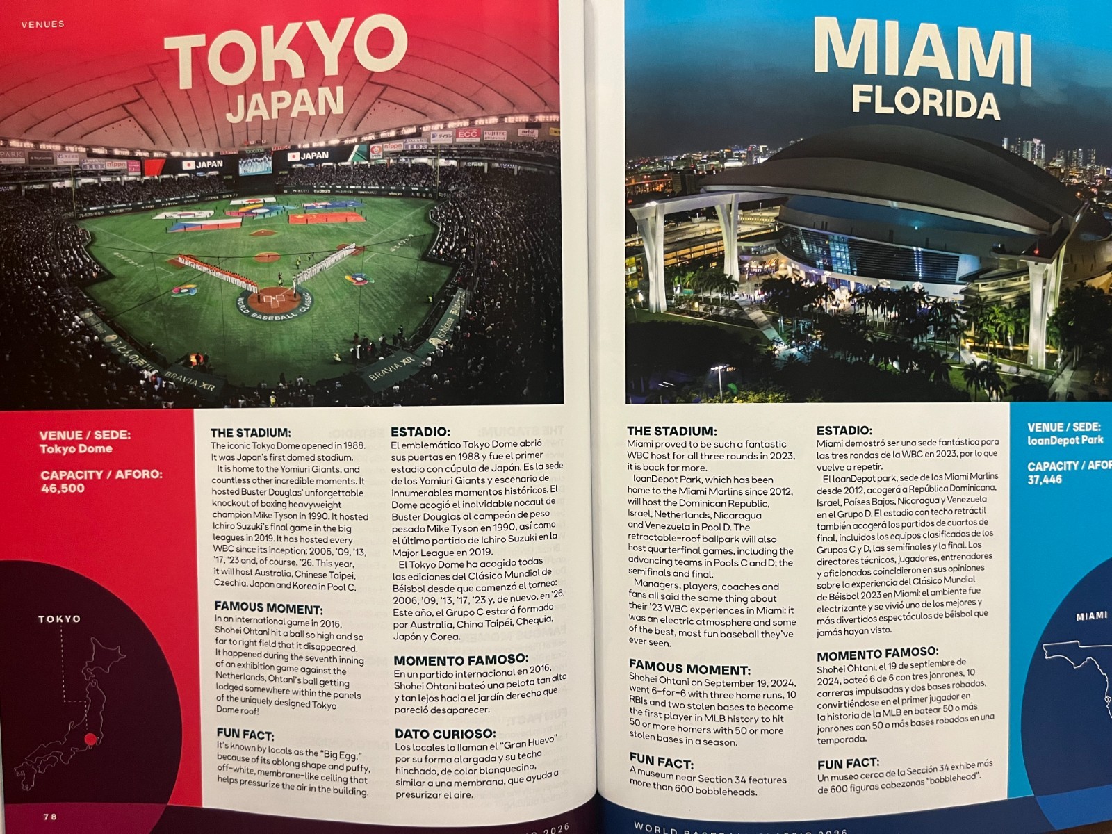 2026 WORLD BASEBALL CLASSIC GAME PROGRAM WBC CHAMPIONSHIP USA ITALY VENEZUELA