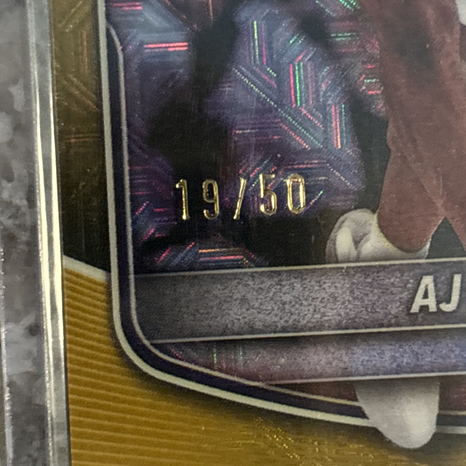 AJ Dybantsa Bowman Chrome Gold Mojo /50 🔥🔥